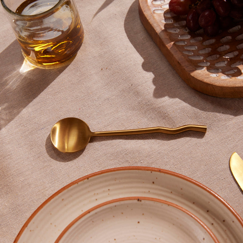 Emma Flatware Brass (Set of 20) by MESO