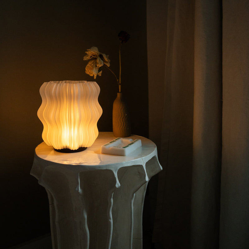 Cordless Mini Wavy Lamp