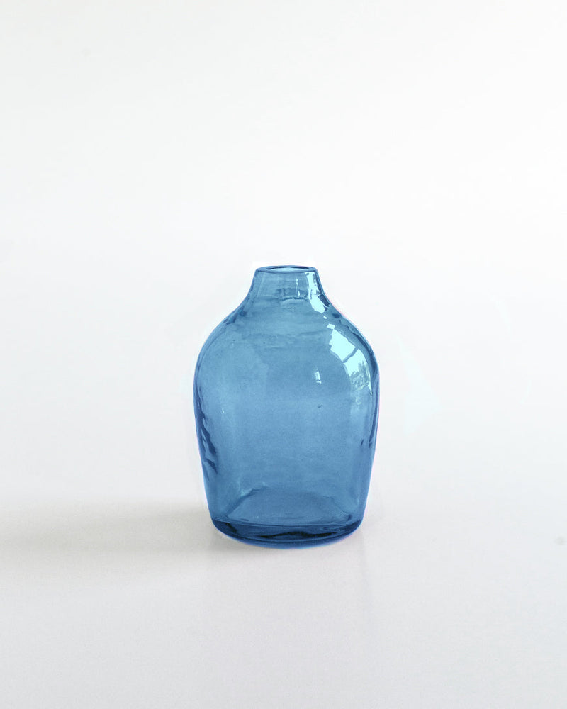 Haley Handblown Hammered Bud Vase