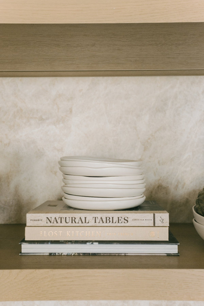 Drift Appetizer Plate - Matte White - Set of 6