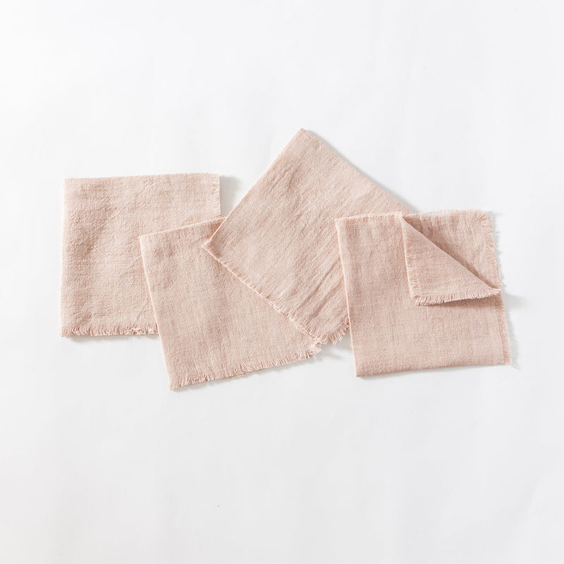 Stone Washed Linen Cocktail Napkin