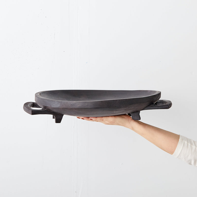 Swazi Round Wood Serving Platter