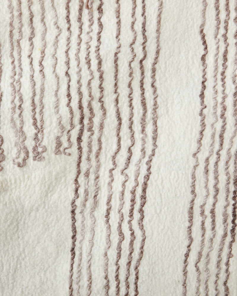 Musullah Fine Line Merino Wool and Silk Throw