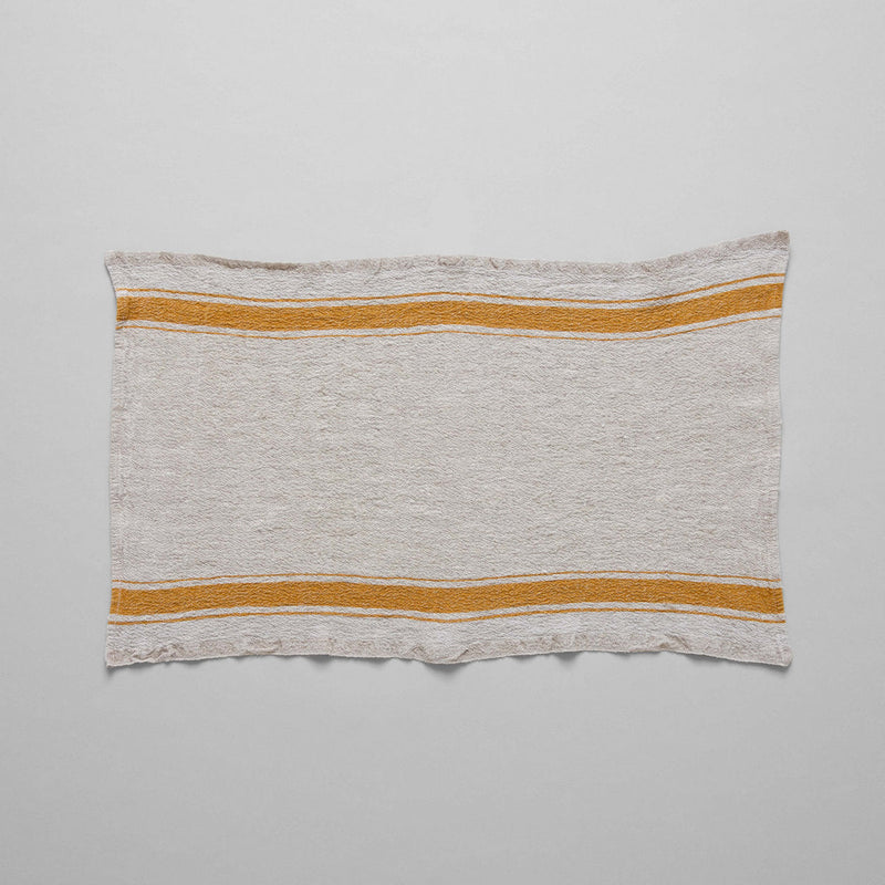 Vintage Stripe Linen Tea Towel