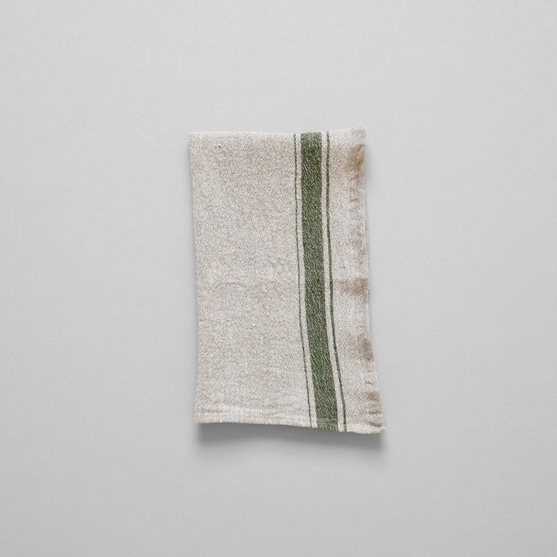 Vintage Stripe Linen Tea Towel