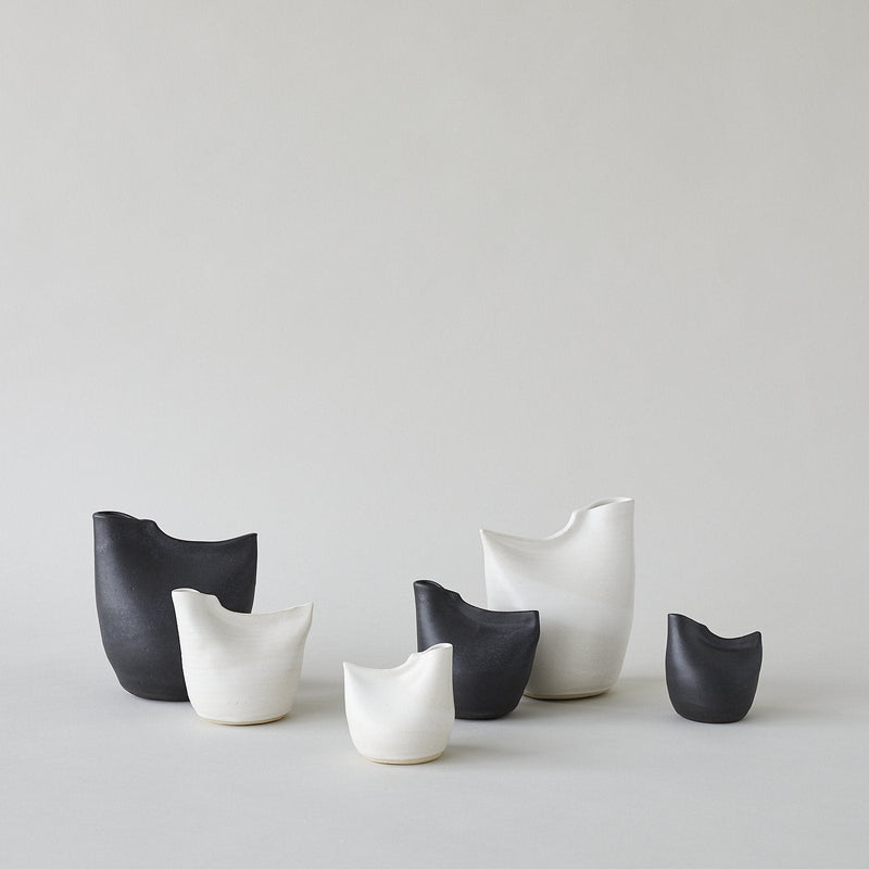 Bird Vase, White
