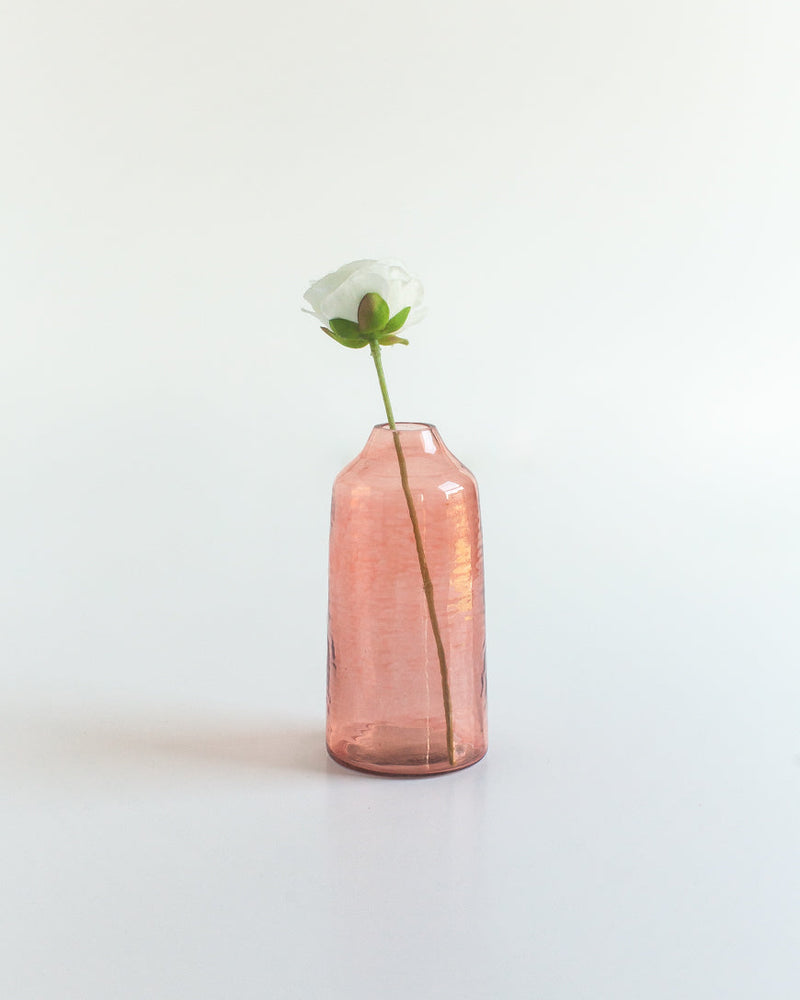 Siena Handblown Hammered Bud Vase