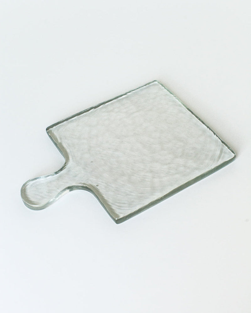 Hammered Glass Square Serving Boards