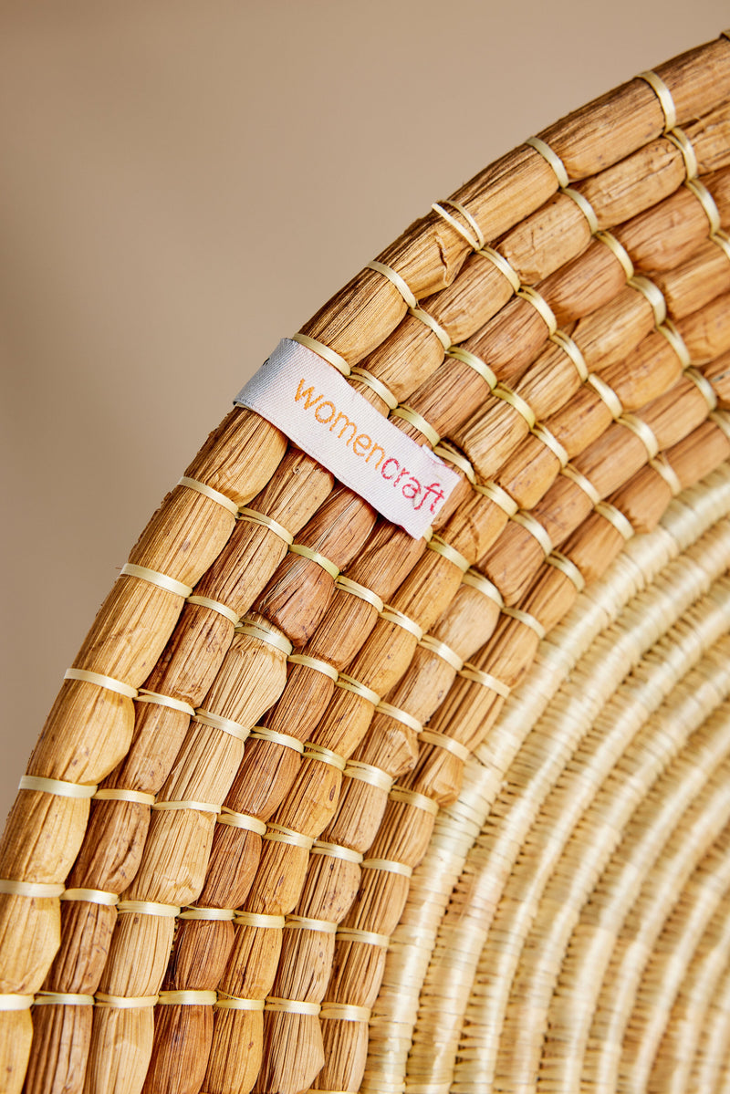 Maua Banana Bark Wall Basket
