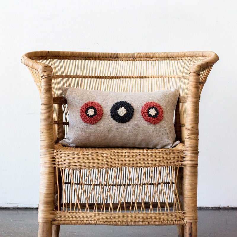 AfriScandi Circles Throw Pillow