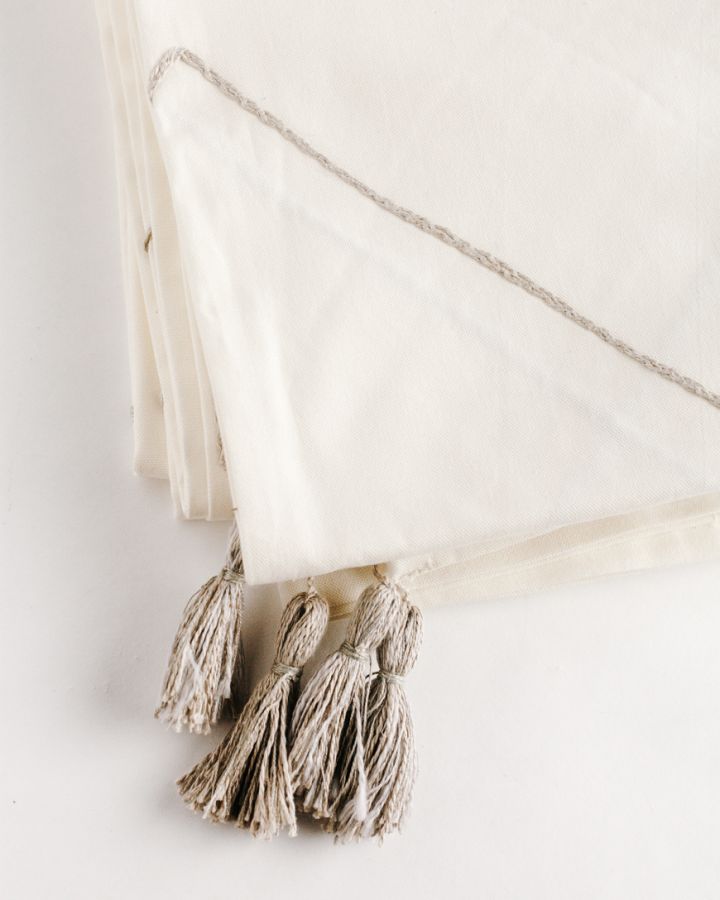 Hygge Cave Berber Cotton Bedspread - Thumbnail 5