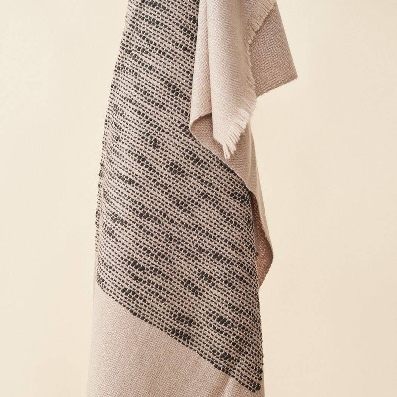 Wren Merino Throw: Brown
