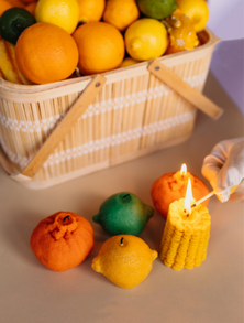REALISTIC FRUIT CANDLES