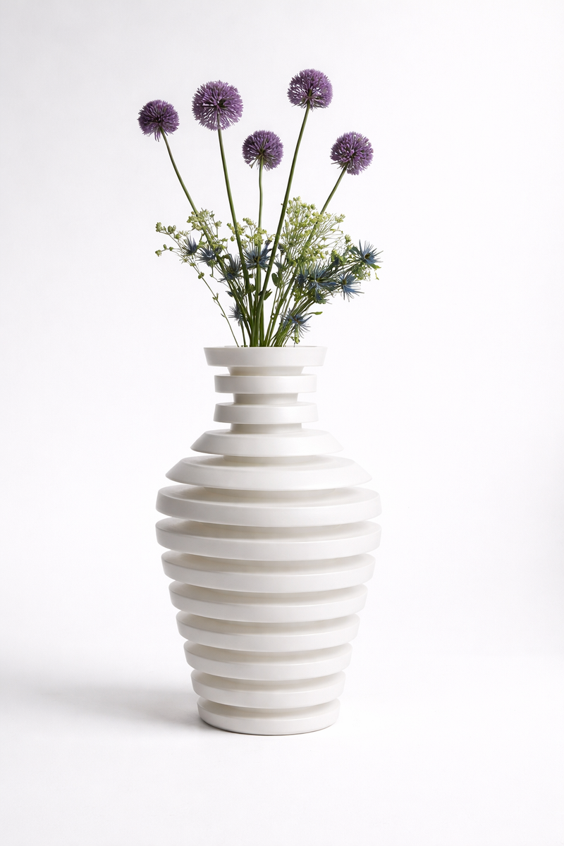 Stacked Ring Illusion Vase