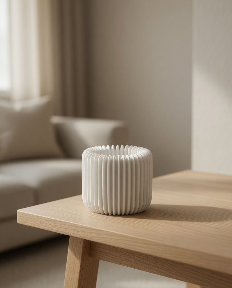 Ribbed Tealight Holder