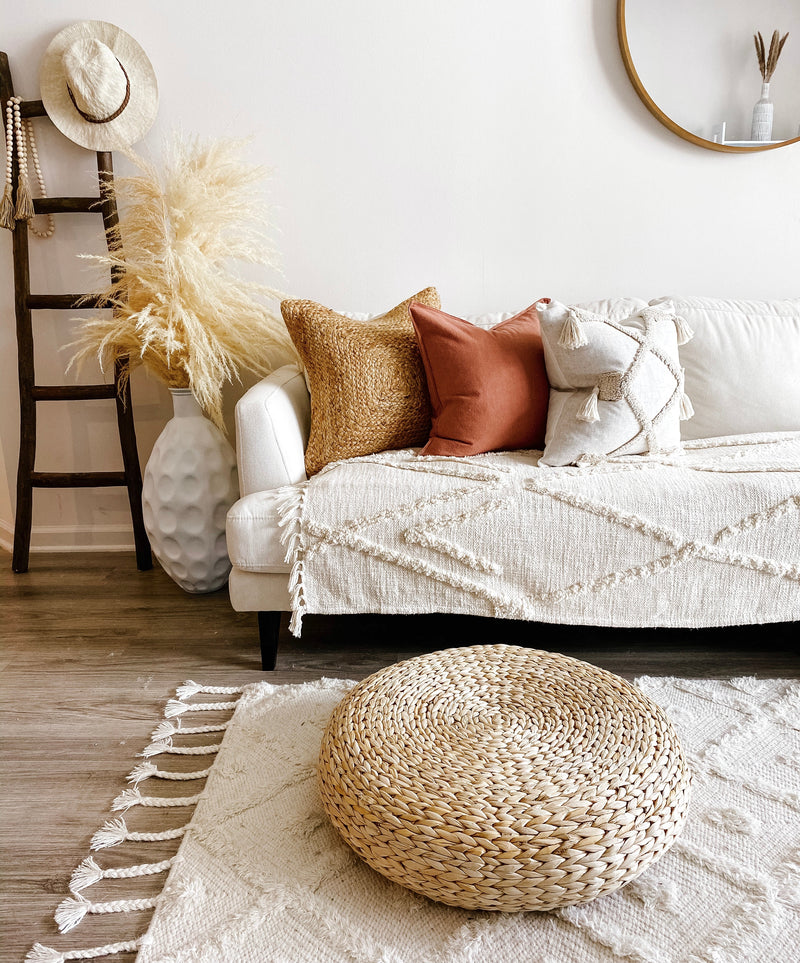 Maya Throw Blanket – Lightweight Neutral Everyday Throw Blanket