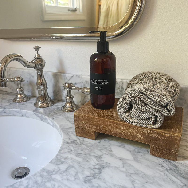 Handmade Teak Riser | Rectangle Display Tray for Home Decor