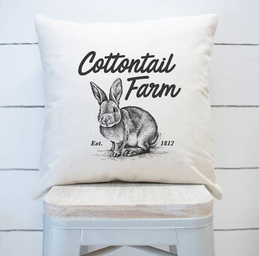 cottontail farm pillow cover