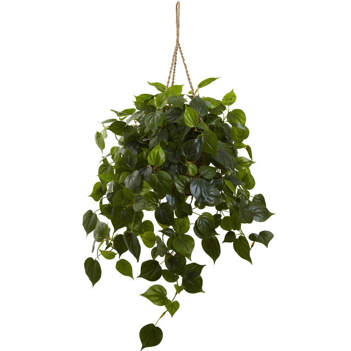 PHILODENDRON HANGING BASKET UV RESISTANT (INDOOR/OUTDOOR) - HYGGE CAVE