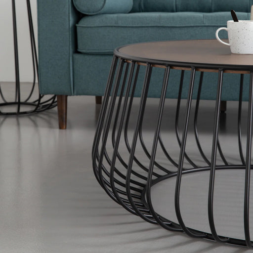 HYGGE CAVE | GABBIA ROUND COFFEE TABLE