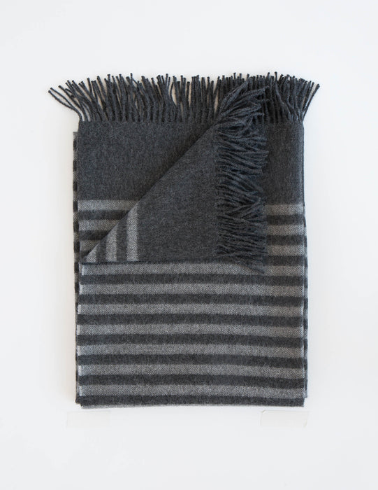 Hand woven alpaca throw from natural fibers - hyggecave