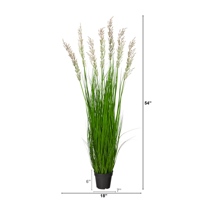 4.5’ PLUM GRASS ARTIFICIAL PLANT