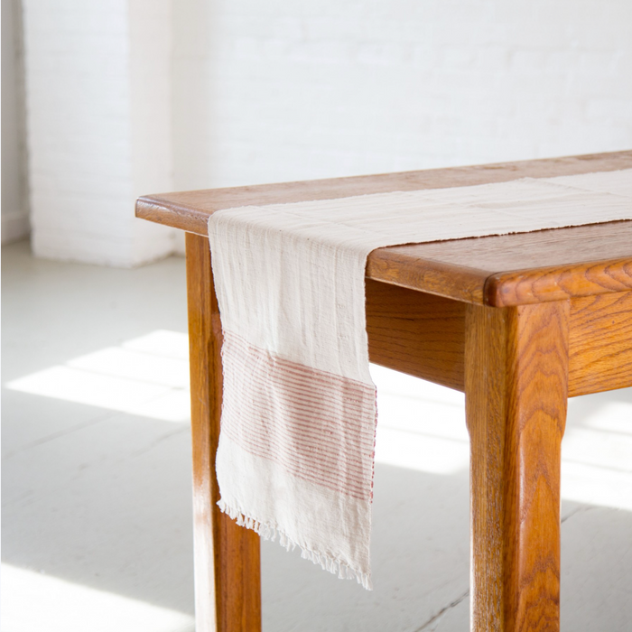 HYGGE CAVE | RIVIERA COTTON TABLE RUNNER