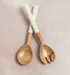 HYGGE CAVE | MARBLE SALAD SERVERS