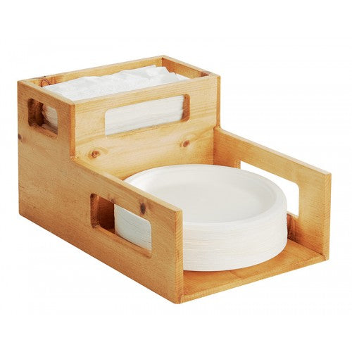 HYGGE CAVE | MADERA PLATE AND NAPKIN HOLDER