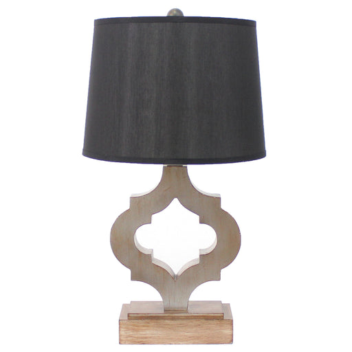 HYGGE CAVE | BLACK WOODEN TABLE LAMP