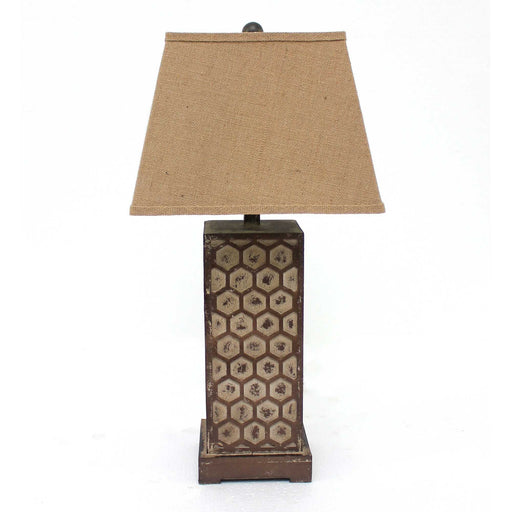HYGGE CAVE | BROWN INDUSTRIAL TABLE LAMP 