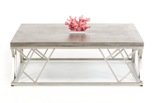 HYGGE CAVE | CONCRETE AND STEEL COFFEE TABLE 