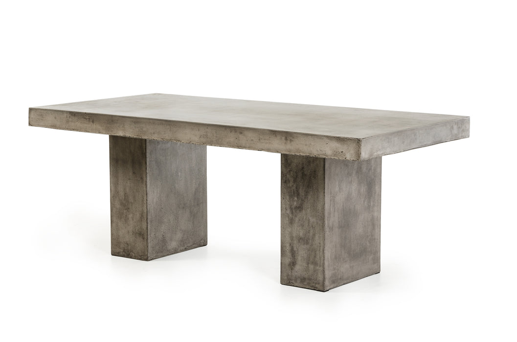 HYGGE CAVE | DARK GRAY CONCRETE DINING TABLE