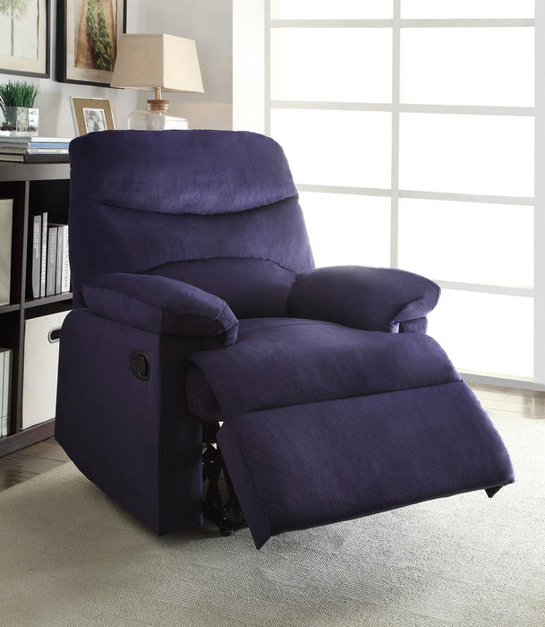 HYGGE CAVE | BLUE WOVEN FABRIC RECLINER