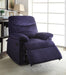 HYGGE CAVE | BLUE WOVEN FABRIC RECLINER