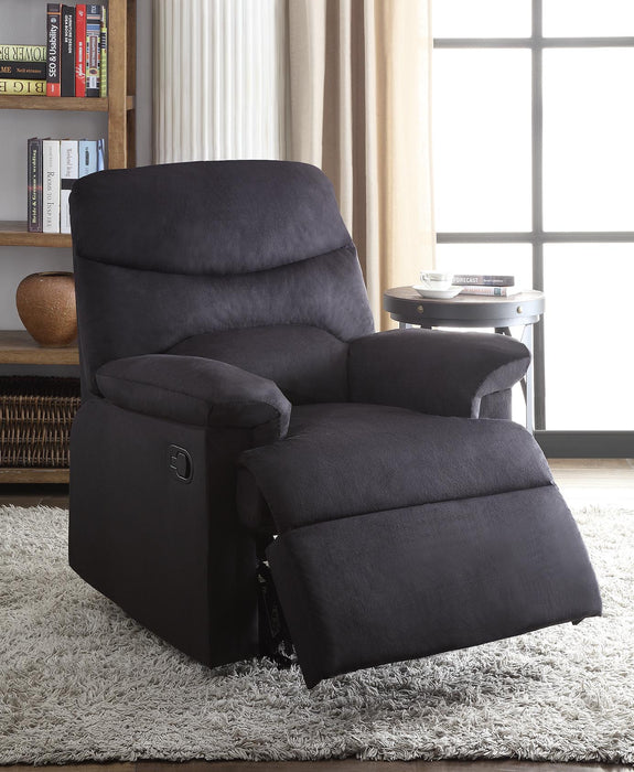 HYGGE CAVE | BLACK WOVEN FABRIC RECLINER
