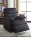 HYGGE CAVE | BLACK WOVEN FABRIC RECLINER