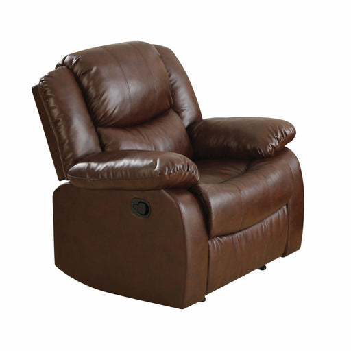 HYGGE CAVE | BROWN BONDED LEATHER RECLINER