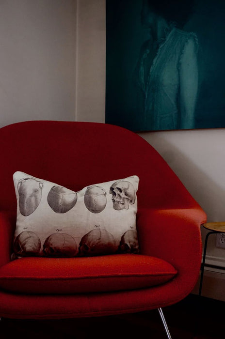 HYGGE CAVE | SKULL FIGURES & LOUNGE LINEN PILLOWS