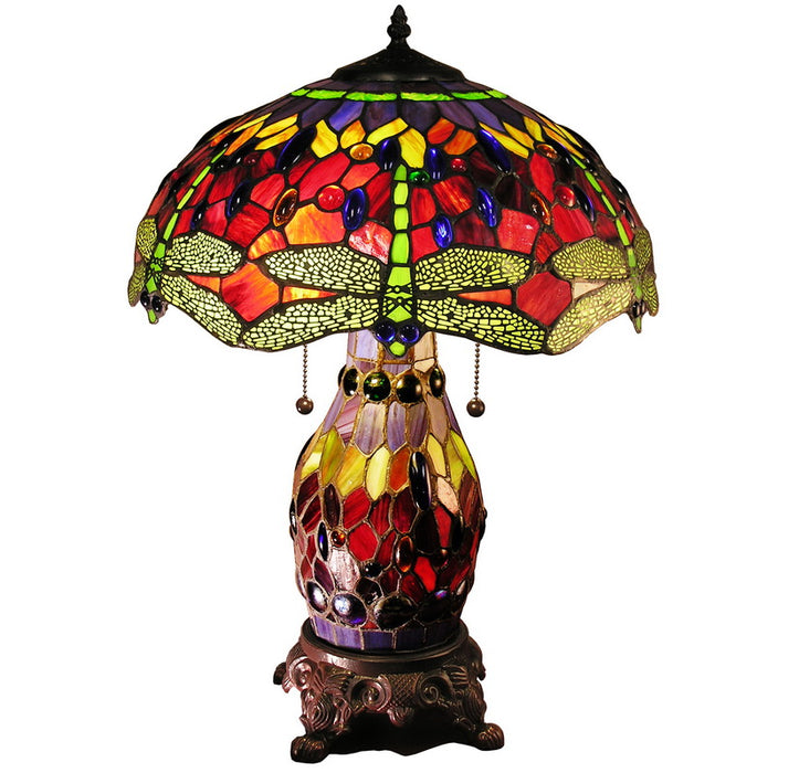 HYGGE CAVE | RED DRAGONFLY TABLE LAMP