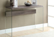 HYGGE CAVE | TEMPERED GLASS ACCENT TABLE 