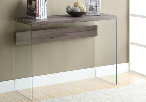 HYGGE CAVE | TEMPERED GLASS ACCENT TABLE 