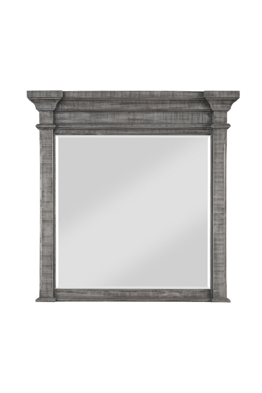 HYGGE CAVE | WOODEN FINISH MOLDED BEVEL FRAME WALL MIRROR 