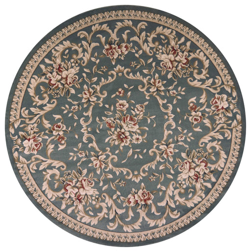HYGGE CAVE | ROUND FLORAL AREA RUG