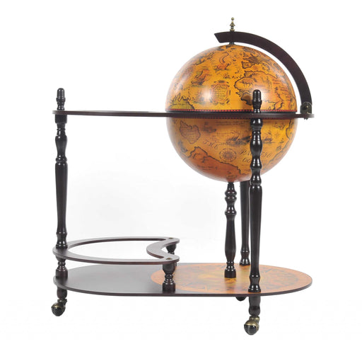HYGGE CAVE | RED GLOBE DRINK TROLLEY