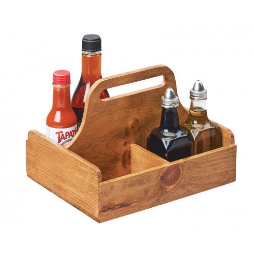 HYGGE CAVE | MADERA 4 SECTION TABLE CADDY
