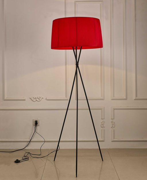 HYGGE CAVE | RED METAL FLOOR LAMP 