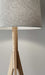 HYGGE CAVE | NATURAL WOOD FLOOR LAMP WITH TRIPOD BASE
