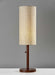 HYGGE CAVE | SLIM SILHOUETTE WALNUT WOOD TABLE LAMP