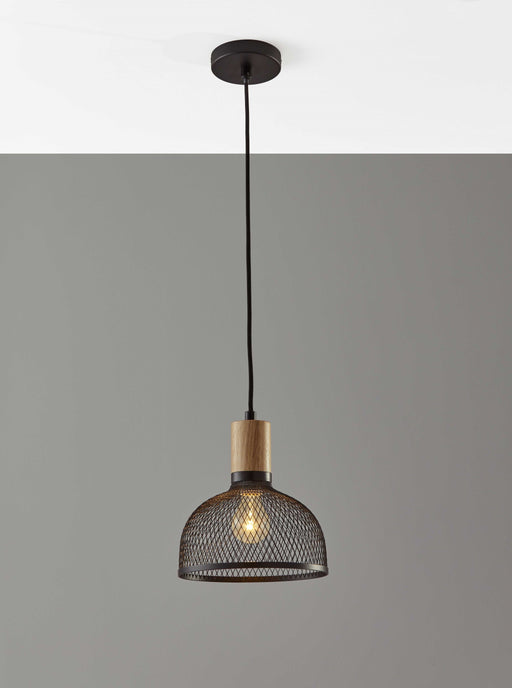 HYGGE CAVE | CAGED BLACK METAL CEILING PENDANT